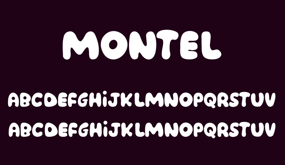 Montel font