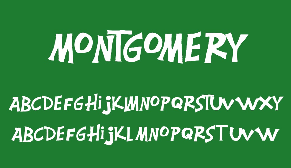 Montgomery font