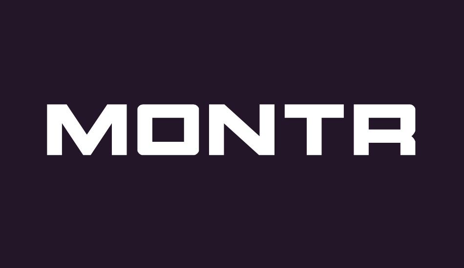 Montroc font big