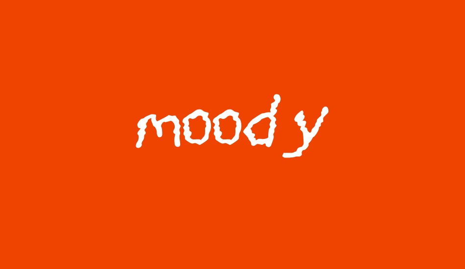 moody font big