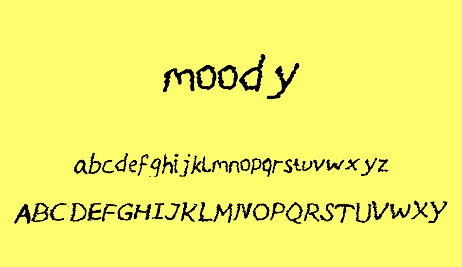 moody font