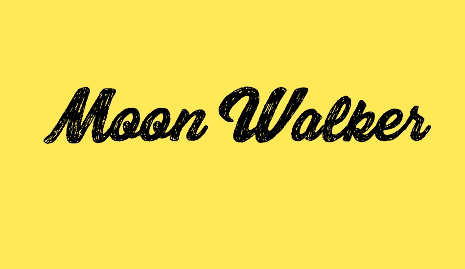 moon-walker-personal-use font big