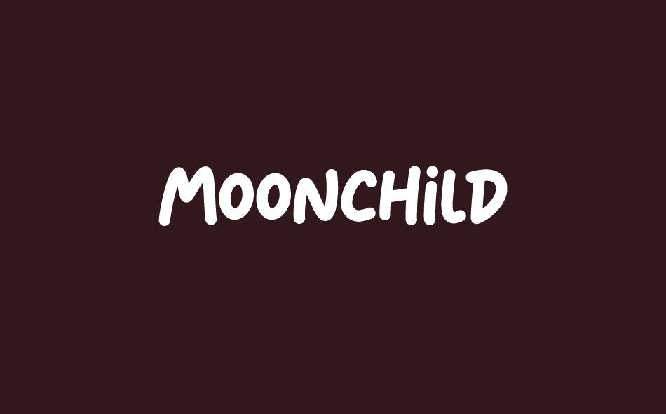 Moonchild font big