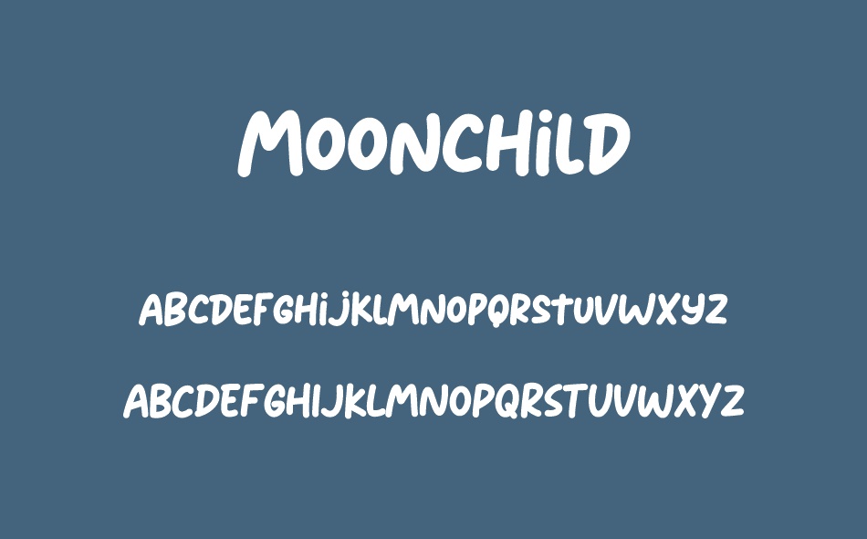 Moonchild font