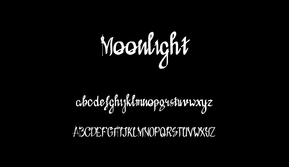 Moonlight font