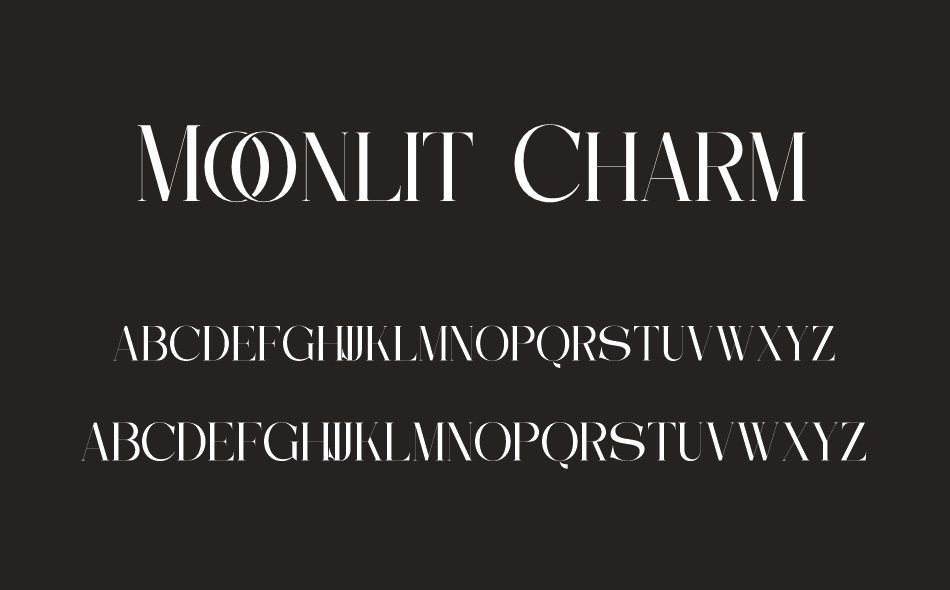 Moonlit Charm font