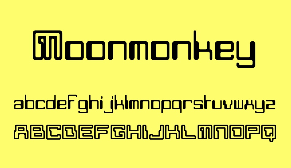 Moonmonkey font