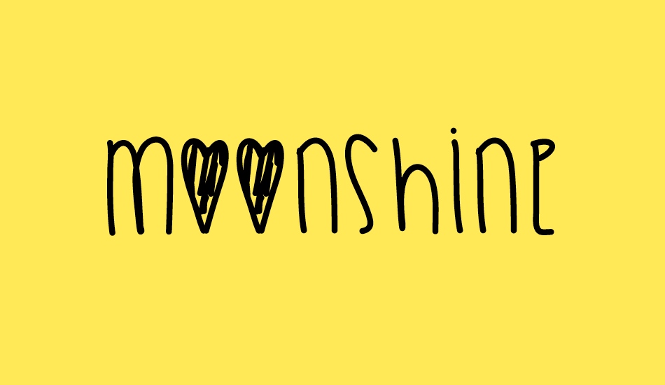 Moonshine font big