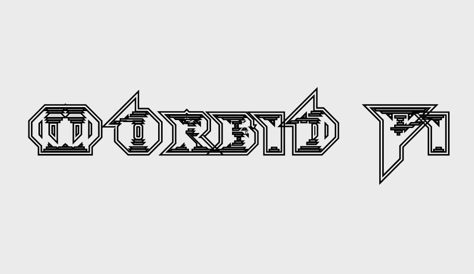 Morbid Fixation font big