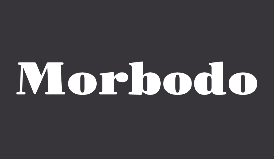 morbodoni font big