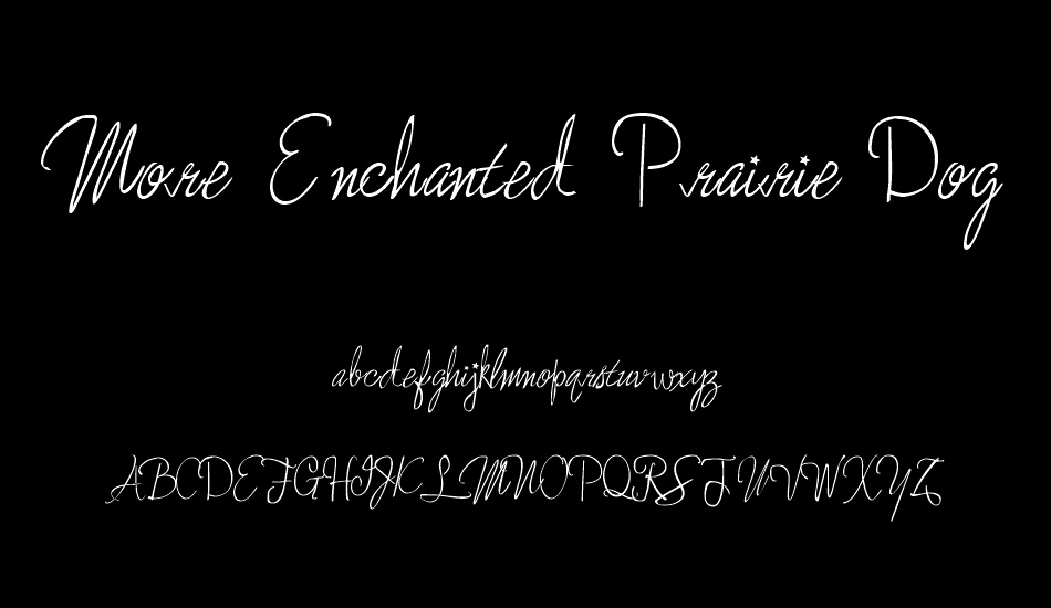 More Enchanted Prairie Dog font