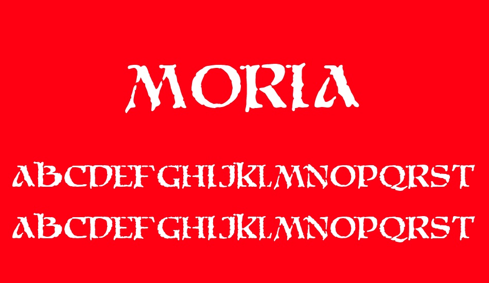 Moria font