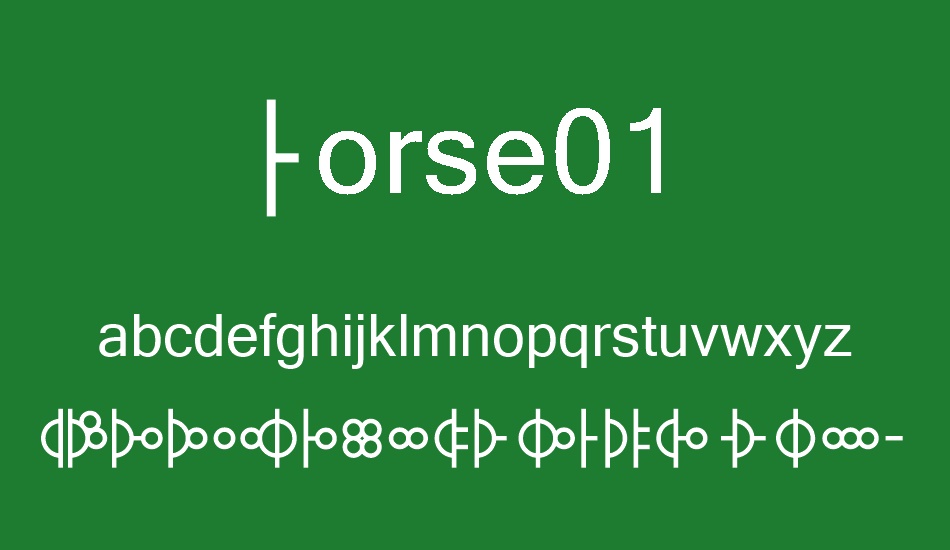 Morse01 font