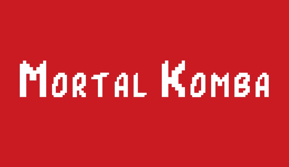 Mortal Kombat 1 font big