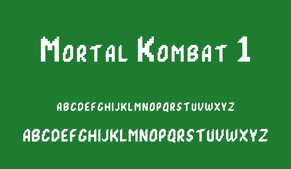 Mortal Kombat 1 font