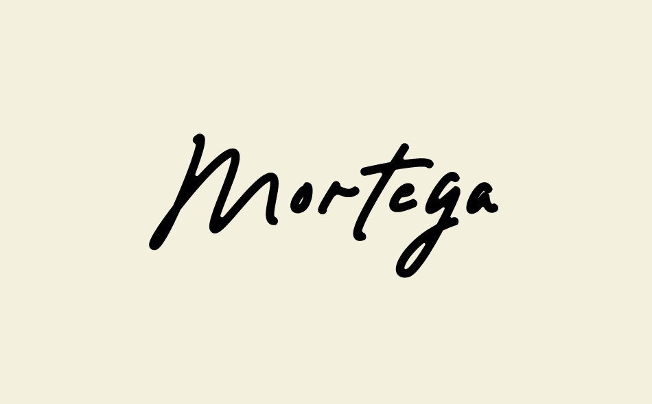 Mortega font big