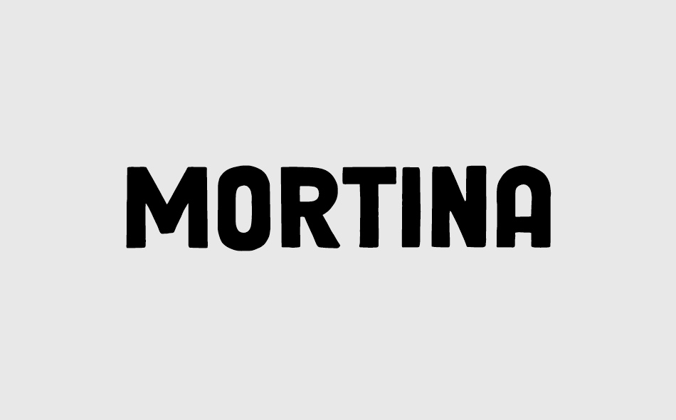 Mortina font big