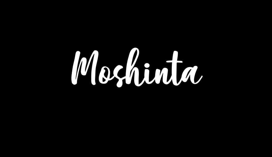 Moshinta font big