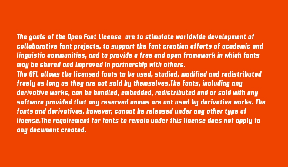 Motion Control font 1