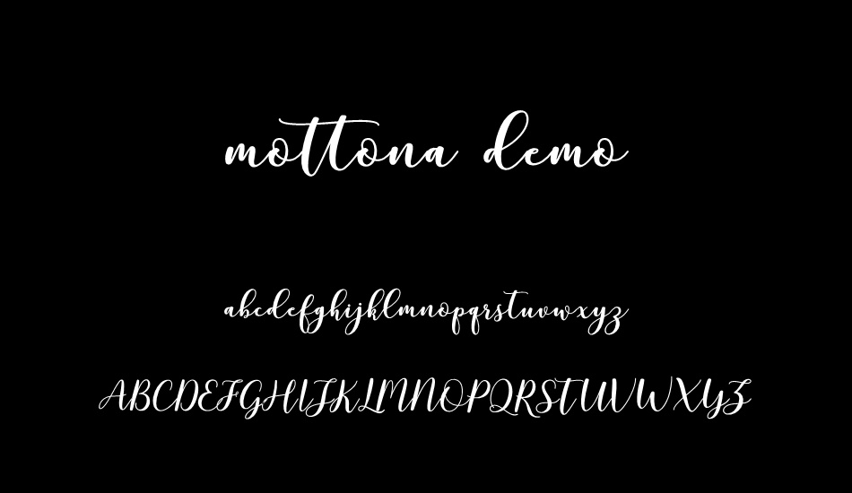 mottona demo font