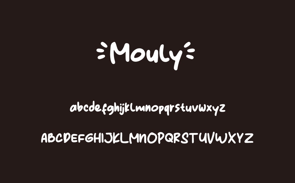 Mouly font