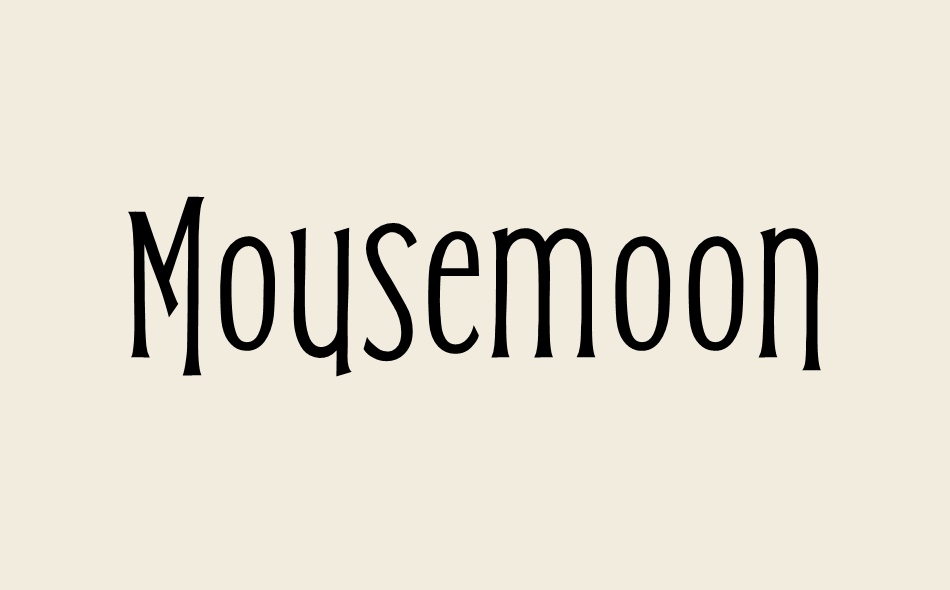 Mouse Moon font big