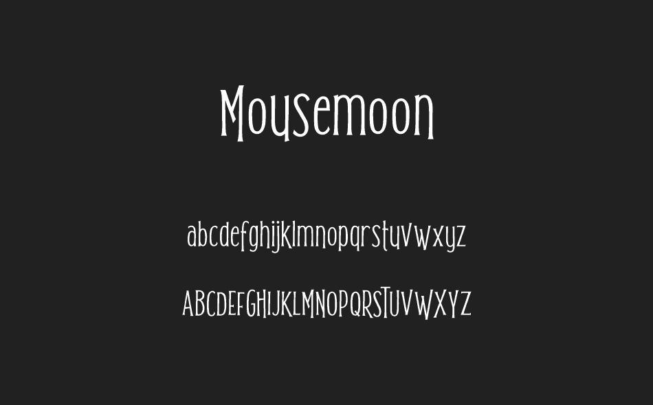 Mouse Moon font