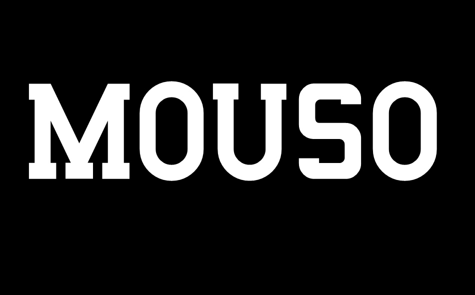 Mousony font big