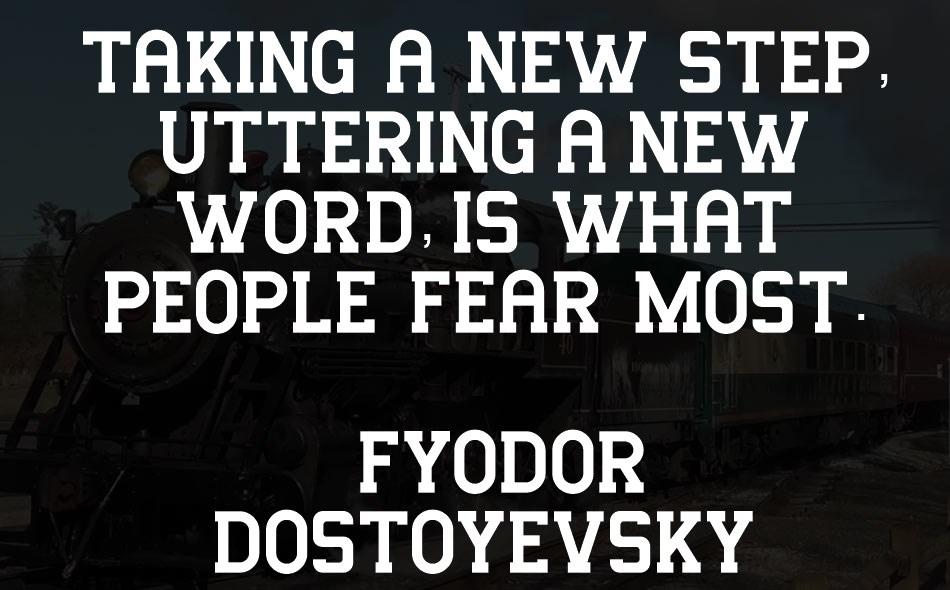 Mousony font text