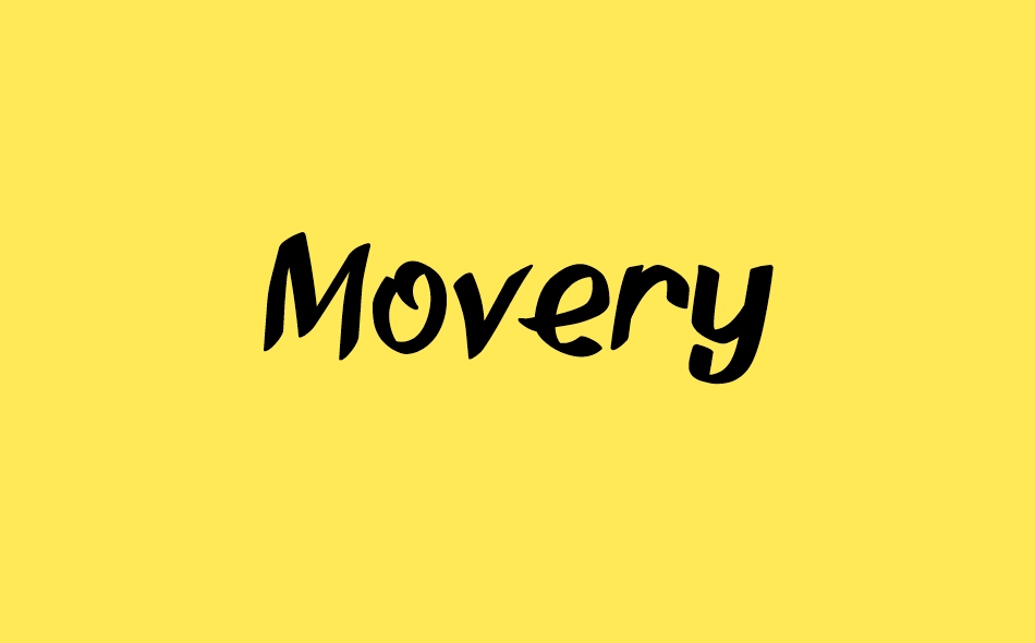 Movery font big