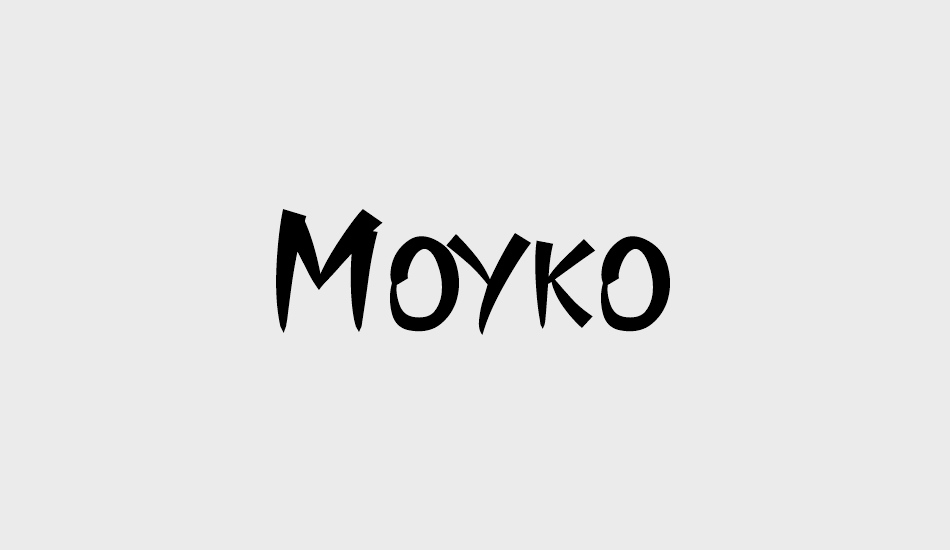 Moyko font big