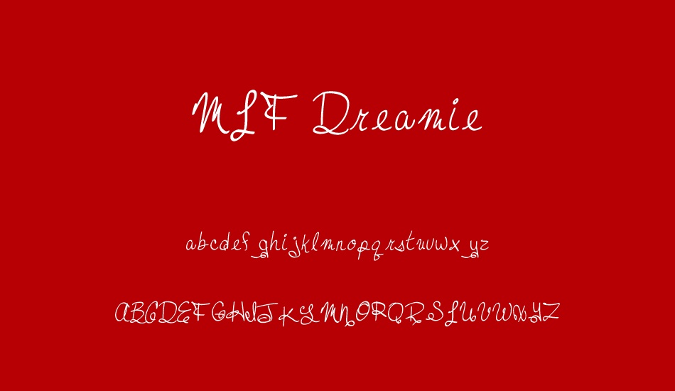 MTF Dreamie font