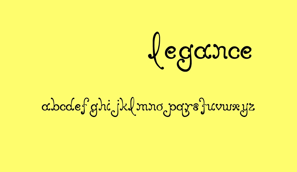 MTF Elegance font