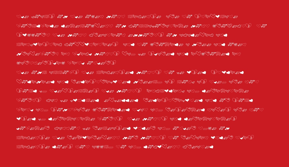 MTF Heart Doodle font 1
