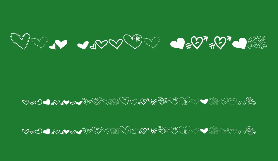 MTF Heart Doodle font
