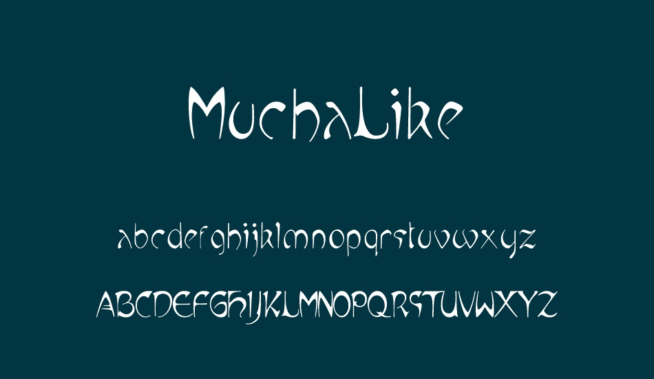 MuchaLike font