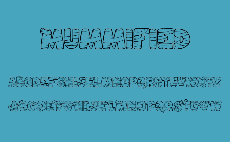 Mummified font