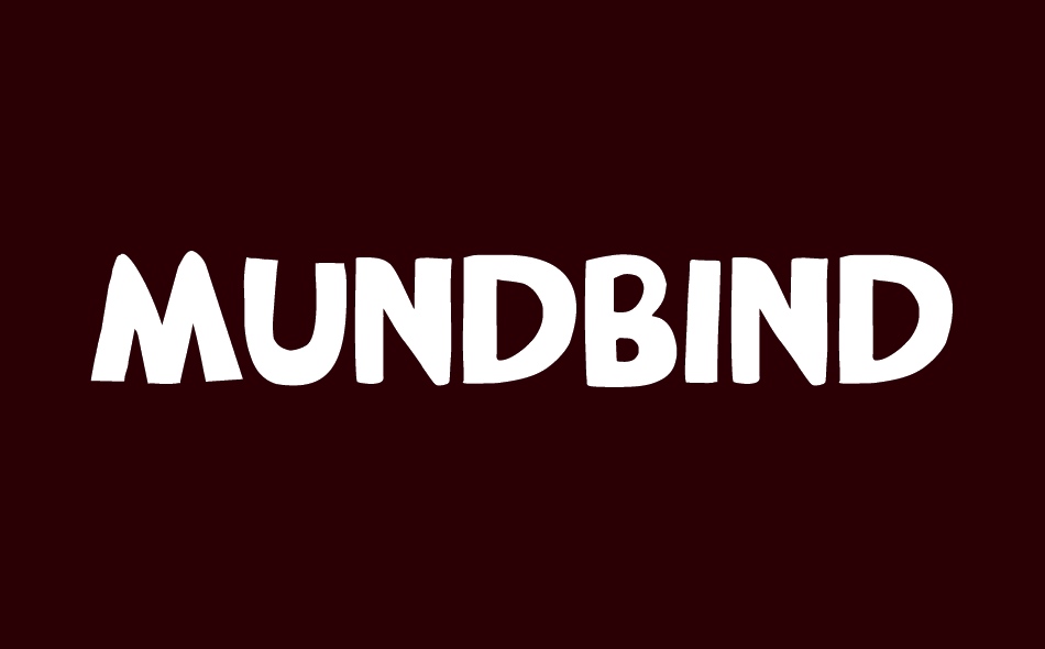 Mundbind NL font big