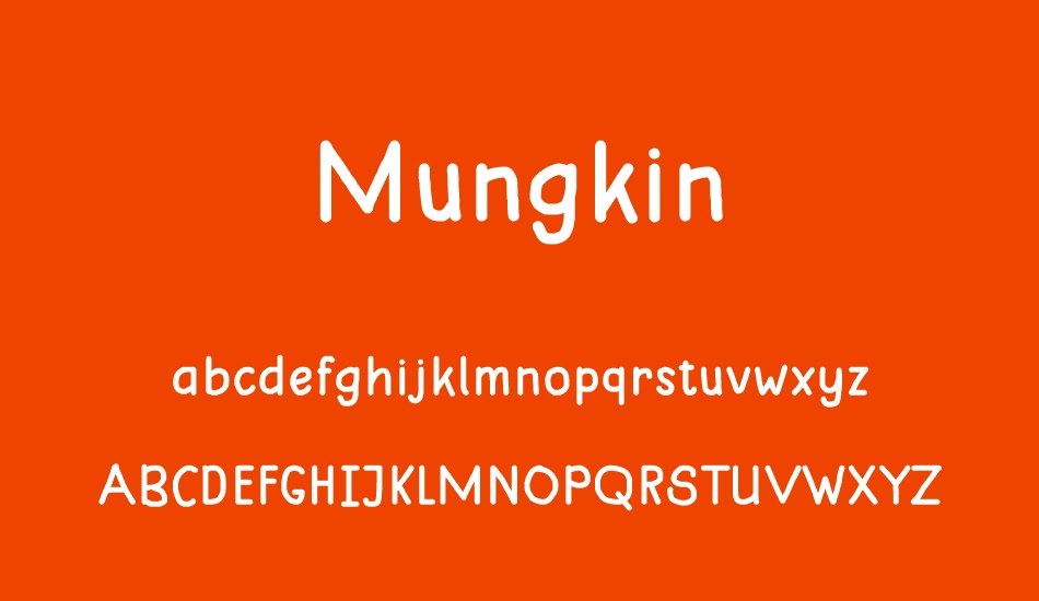 Mungkin font