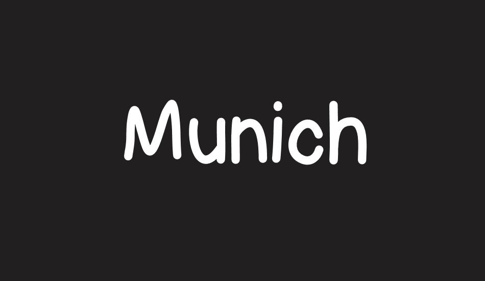 Munich font big