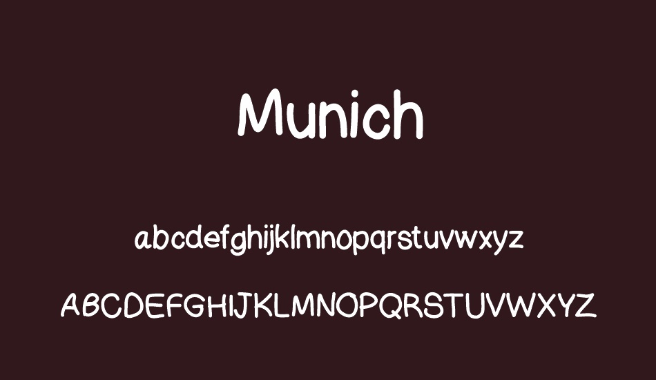 Munich font