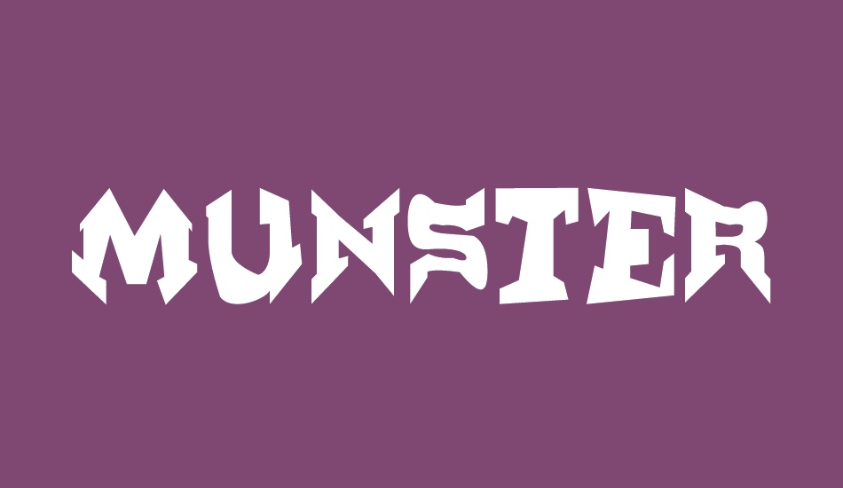 Munster font big