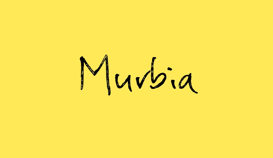 Murbia DEMO font big