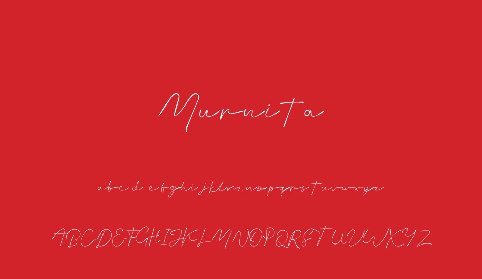 Murnita font