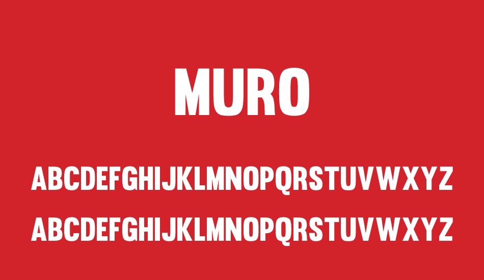 Muro font