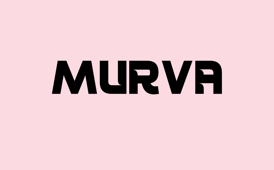 Murva Demo font big