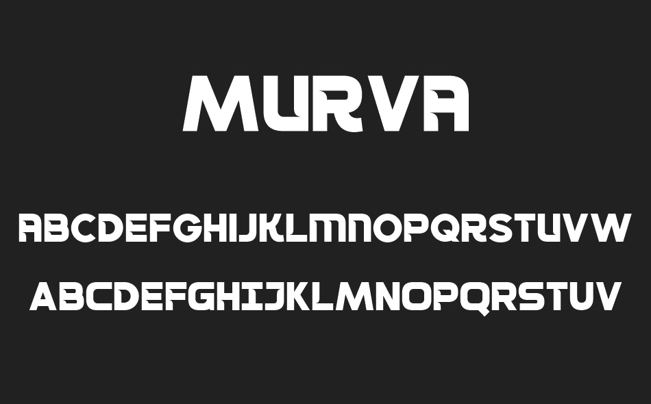 Murva Demo font