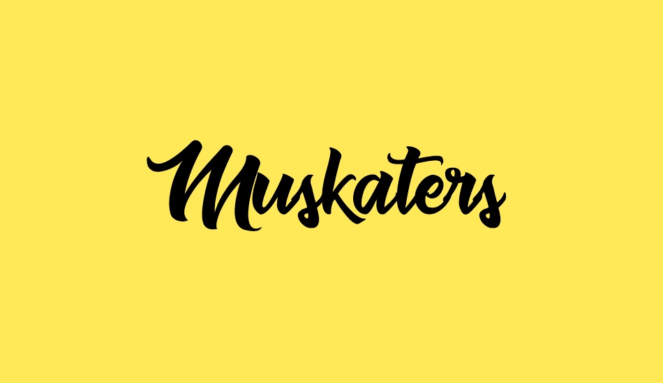 Muskaters font big