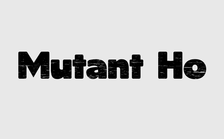 Mutant Hound font big