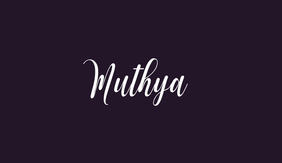 Muthya font big